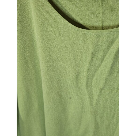 Maggie‎ Barnes Sweater Tank Womans 3x Green - Vintage - Picture 4 of 4